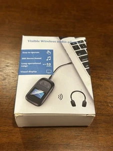 Wireless Bluetooth Audio Adapter with Display – HiFi Stereo, Dual Mode, Used - Afbeelding 1 van 4