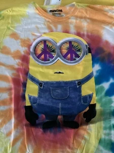 Minions Tie-Dye T-Shirt with Graphic Print Youth XL - Picture 1 of 3
