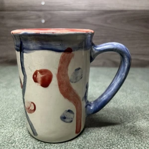Handcrafted Art Mug 10/19/02 GKG. Grace Hand Painted - Picture 1 of 7