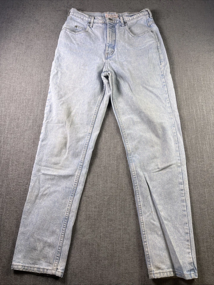 Vintage Guess Jeans Women’s 30 10195 High Rise USA Mom 80’s Light Wash Distresse - Image 1 of 4