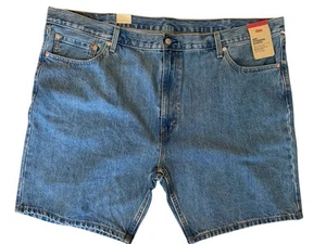Levi’s 405 Standard Jeans Shorts Uomo Tg 46 Nuovo Con Etichette Classico Blu Denim USA - Foto 1 di 13