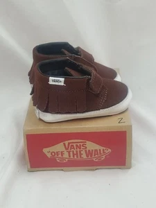 New Vans Baby Crib shoes Size 2 Chukka V Moc Suede Chestnut Color - Picture 1 of 9