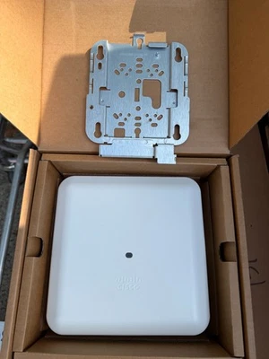 Punto de acceso inalámbrico de doble banda Cisco AIR-AP2802I-B-K9 - con montaje de fábrica Foto 1 de 4