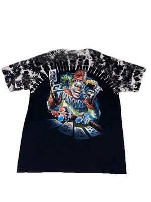  SURVIVORS T shirt dress womens black glow in dark crazy poker joker xxl punk  - Image 1 of 4