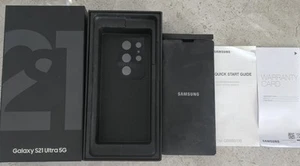 Samsung Ultra S21 5G Phantom Black Empty Box - Zdjęcie 1 z 3