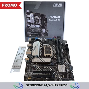 Scheda Madre ASUS PRIME B660M‑A D4 LGA 1700 Intel Serie 12 13 14 DDR4 BIOS Aggio - Foto 1 di 9