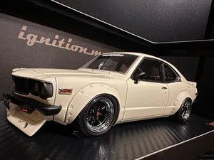 Ignition Model 1/18 Mazda Savanna S124A Semi Works White RX-3 w/Box IG1142 JP - Picture 1 of 10