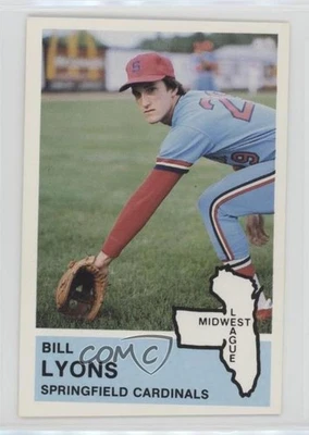 1982 Fritsch Midwest League Stars of Tomorrow Bill Lyons #252 - Image 1 of 2