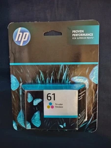 Hewlett Packard HP 61 Tri Color Printer Ink Cartridge Expires Feb 2026 New - Picture 1 of 5