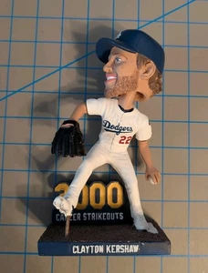 Clayton Kershaw 3000 Strikeout Bobblehead Dodgers 2025 SGA NEW - Picture 1 of 2