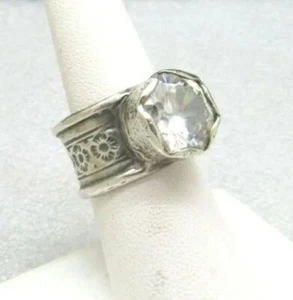 Silpada Sterlingsilber Zirkonia Queen for a Day Ring R2208 Größe 7 - Bild 1 von 6