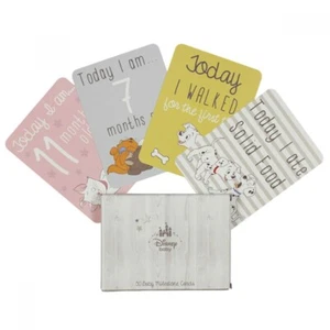 Baby Milestone Cards Disney Magical Beginnings Pack 30 Baby Shower New Baby Gift - Picture 1 of 3