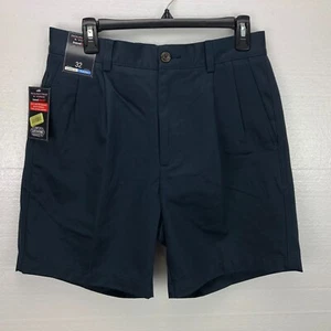 Nuevos Pantalones Cortos Roundtree & Yorke 32 Bolsillos Plisados para Hombre Informales - Imagen 1 de 6