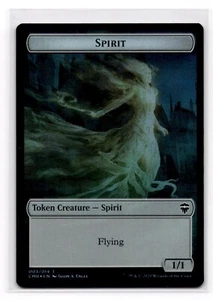 MTG ROCK/SPIRIT FICHA DOBLE CARA COMMANDER LEGENDS LÁMINA 003 011 - Imagen 1 de 2