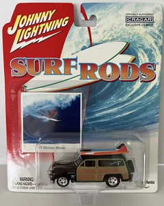 Johnny Lightning Surf Rods 1950 Mercury Woody, Die cast,MISP (B14) - Picture 1 of 2
