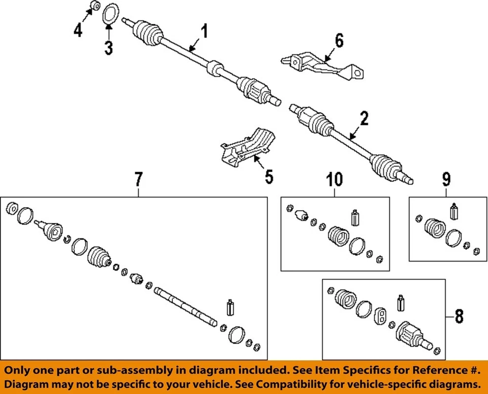 HYUNDAI OEM 13-15 Elantra GT 49536A5000 eje de transmisión conjunto arandela Foto 1 de 1