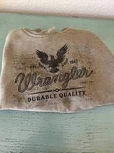 Wrangler® Children's Burnt Olive Logo Hoodie 112319254 Size M - Picture 1 of 4