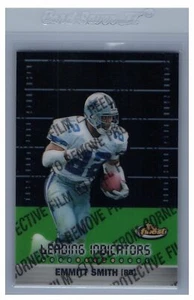 1999 Topps Finest Leading Indicators #L5 Emmitt Smith Cowboys Salón de la Corte - Imagen 1 de 2