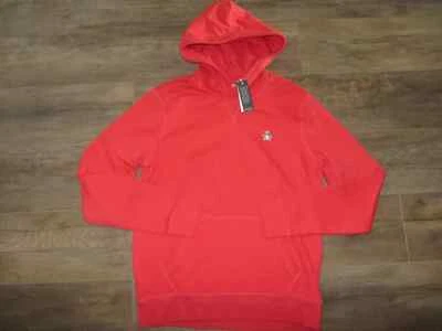 NUEVO CON ETIQUETAS NUEVO Penguin by Munsingwear Sudadera con Capucha S Informal Salón Sudadera con Capucha Roja! Foto 1 de 4