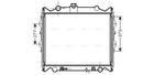 TO2249 AVA Radiator FIT TOYOTA LAND CRUISER  (1996) LAND CRUISER COLORADO 3.4