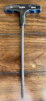 KLEIN TOOLS - 68946 T-HANDLE HEX KEY, 1/4" - NEW - Image 1 of 3