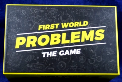 FIRST WORLD PROBLEMS PARTY GAME Over 500 CARDS 2 Mins To Learn 4+ Players - Image 1 of 4
