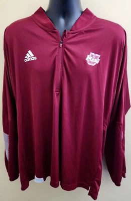 UMASS Minutemen Adidas NCAA Football Basketball Pullover Used Size XL - Image 1 of 4