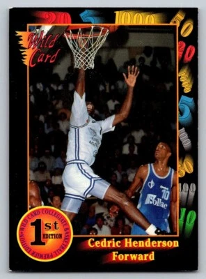 1992 Wild Card Collegiate - Cedric Henderson #87 (RC) - Image 1 of 2