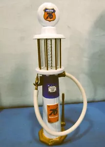 Union 76 ~ Mini Die Cast Gravity Gas Pump ~ 1920’s Union 76 Globe ~ Blue & White - Picture 1 of 3