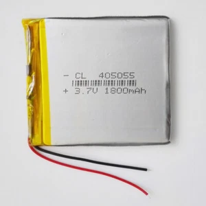 Batería recargable de polímero Lipo Li de 3,7 V 1800 mAh para cámara portátil GPS 405055 - Imagen 1 de 3