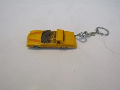 1970'S CHEVROLET MONTE CARLO HOT ROD DIECAST MODEL KEYCHAIN KEYRING YELLOW ORANG - Image 1 of 2