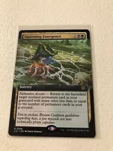 Squirming Emergence Extended Art NON Foil Lost Caverns Of Ixalan LCI MTG Magic - Picture 1 of 2