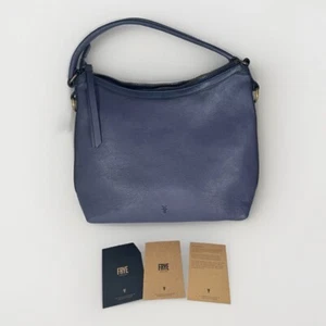 Neu mit Etikett Frye Lily Hobo Leder Handtasche Schultertasche marineblau klassischer Designer 398 $ - Bild 1 von 21