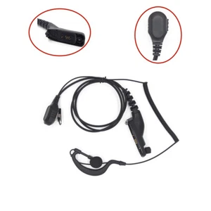 PTT Mic Earpiece Headset For Motorola DP4800 DP4801 DP4600 DP4601 Portable Radio - Zdjęcie 1 z 14