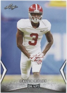 2018 Leaf Draft Football CALVIN RIDLEY Base RC #10 Alabama - Picture 1 of 2