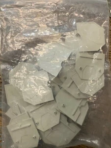 WEIDMULLER AP2.5-4 GRAY TERMINAL COVER END PLATE LOT OF 30 - Picture 1 of 4