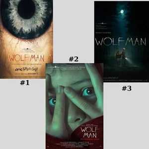 Wolf Man 2025 Werewolf Horror Movie Poster Christopher Abbott Julia Garner T24a - Picture 1 of 7