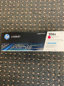 Genuine Sealed HP 206X Magenta W2113X High Yield Toner Cartridge - Photo 1/2