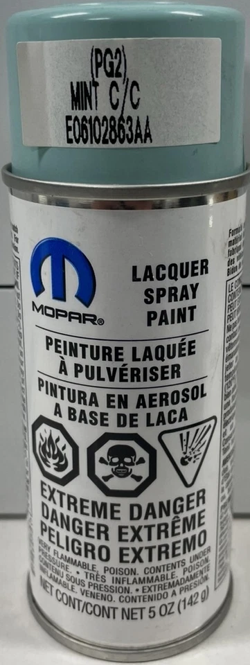 Chrysler Jeep Dodge Mopar MINT C/C 5 OZ Lacquer Spray Paint - Image 1 of 1