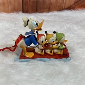Disney Store Donald Duck Huey Dewey Louie Schlitten Skizzenbuch Ornament 2013 - Bild 1 von 4