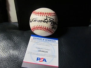 Phil Scooter Rizzuto #10 signed Baseball PSA Certified - Picture 1 of 9
