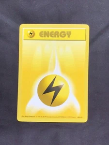 Pokemon Karten: Base Set Shadowless Common: Blitz Energie 100/102 - Bild 1 von 10
