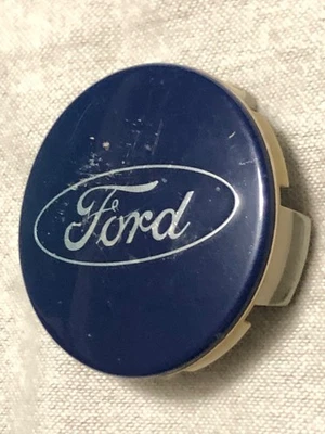 Single OEM Blue Center Cap for 2013-2019 Ford Edge Escape Taurus 6M21-1003-AA - Image 1 of 4