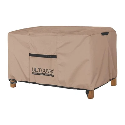 Patio Coffee Table Cover, Waterproof Rectangular Outdoor Small Side Table Cov... - Image 1 of 4