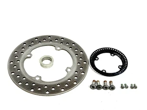 2017-2019 Honda CBR1000RR OEM Rear Brake Rotor Disc & ABS Ring with Hardware 6k! - Picture 1 of 7