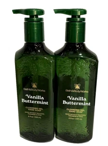 Jabón de manos gel limpiador de menta vainilla Bath & Body Works - Lote de 2 - Imagen 1 de 2