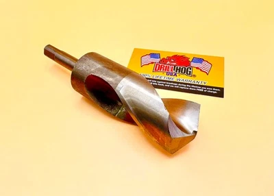 Broca de 1-1/2" Broca de plata y deming de 1-1/2" COBALT Drill Hog® Garantía de por vida Foto 1 de 4