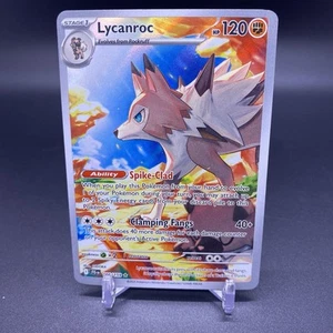 2025 Pokemon TCG Lycanroc 166/159 Journey Together Illustration Rare Full Art - Picture 1 of 2