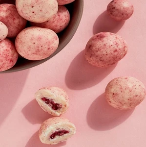 fruit Snack YOGURT FLAVOR FREEZE DRIED RASPBERRIES Gluten Free VALUE BAG LIMITED - Picture 1 of 5