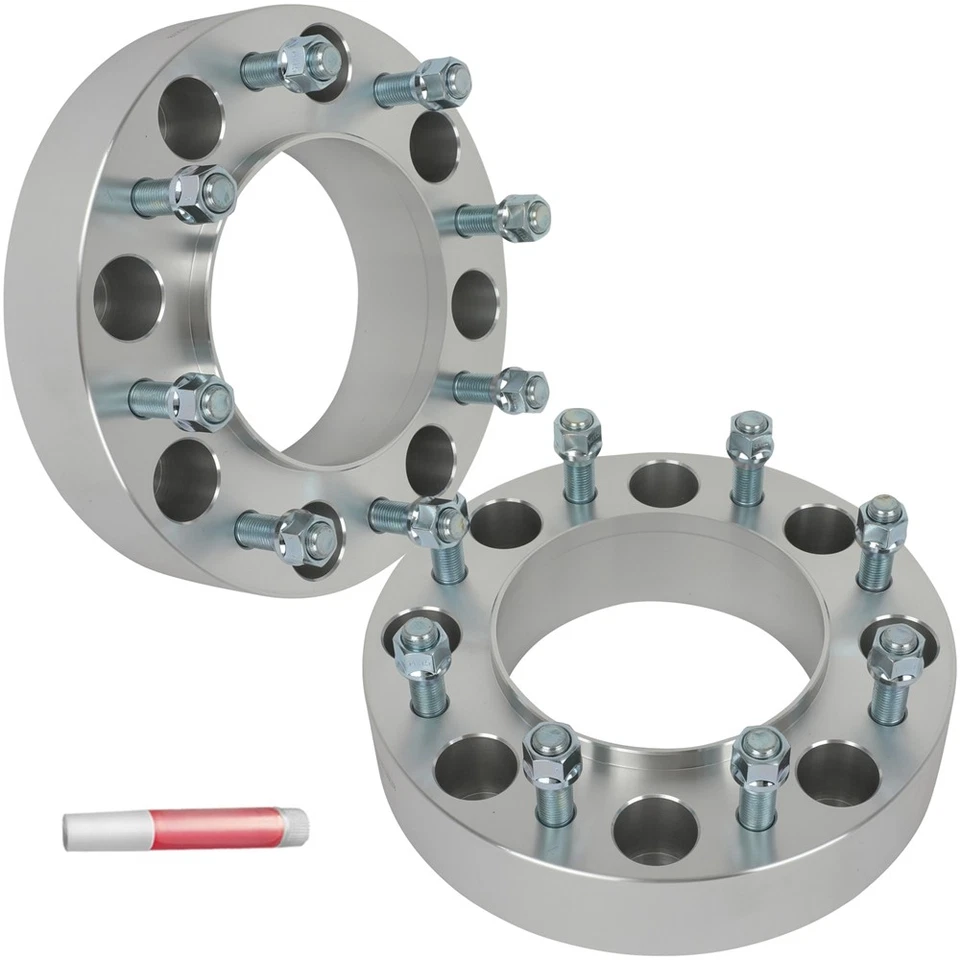 Espaciadores de rueda centrados en el cubo 2 piezas 8x200 2" para Ford F350 Super Duty doble 2005-2023 Foto 1 de 4